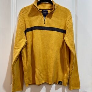 Vtg American Eagle Outfitters Mustard Yellow Pullover Sweater